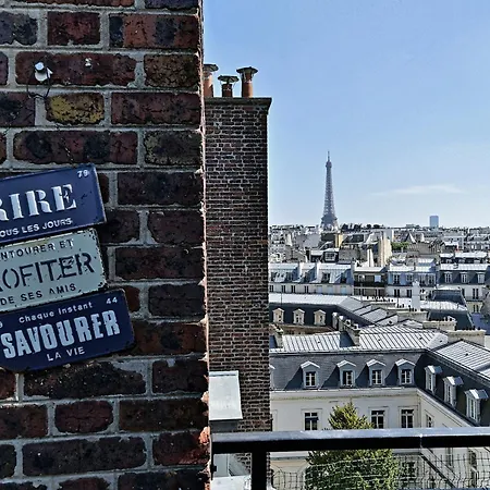 Terrasse Vue Incroyable Sur Tour Eiffel Apartment Paris